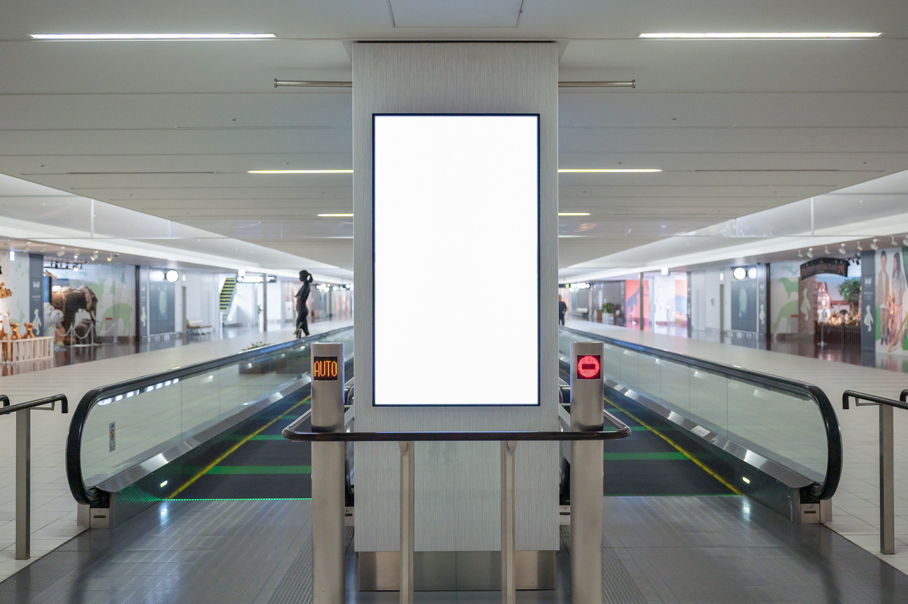 blank advertising billboard