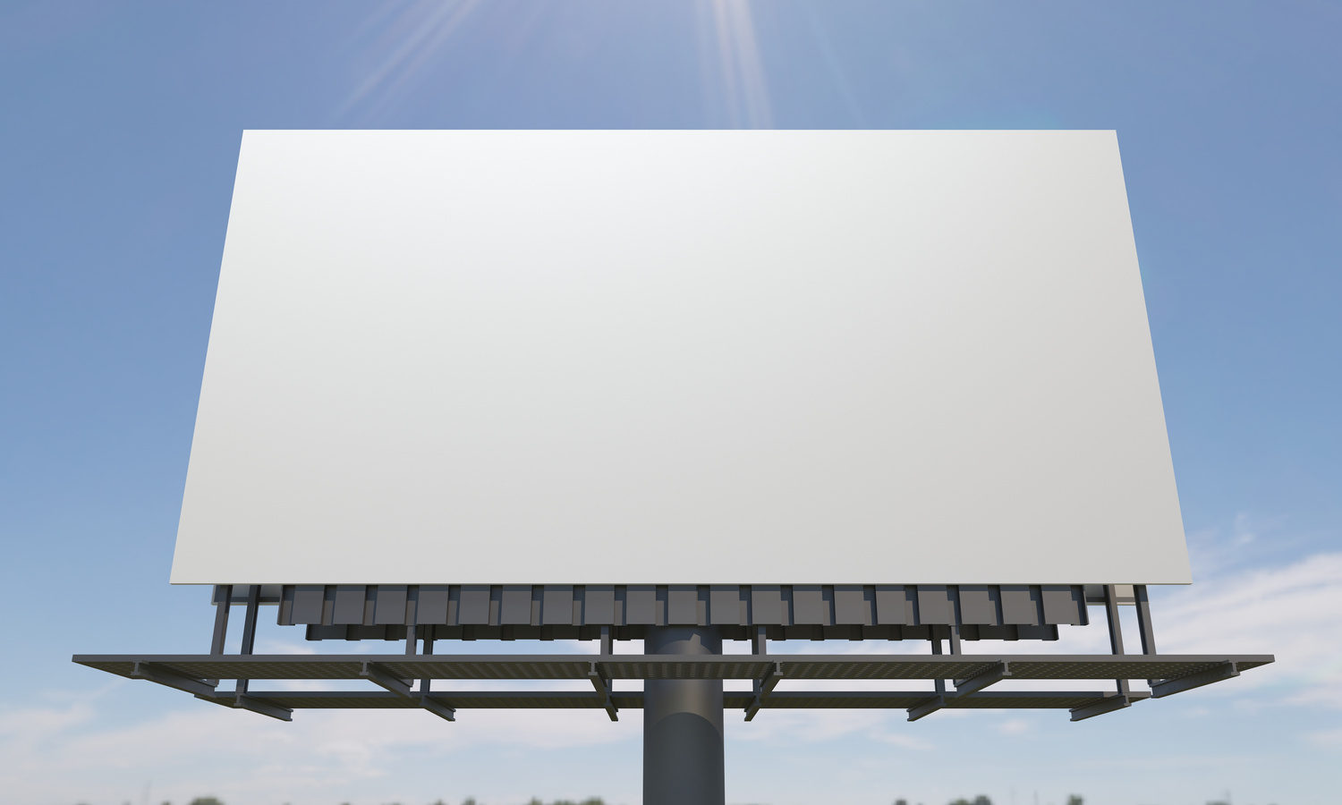 Billboard Sign 3D Rendered Illustration