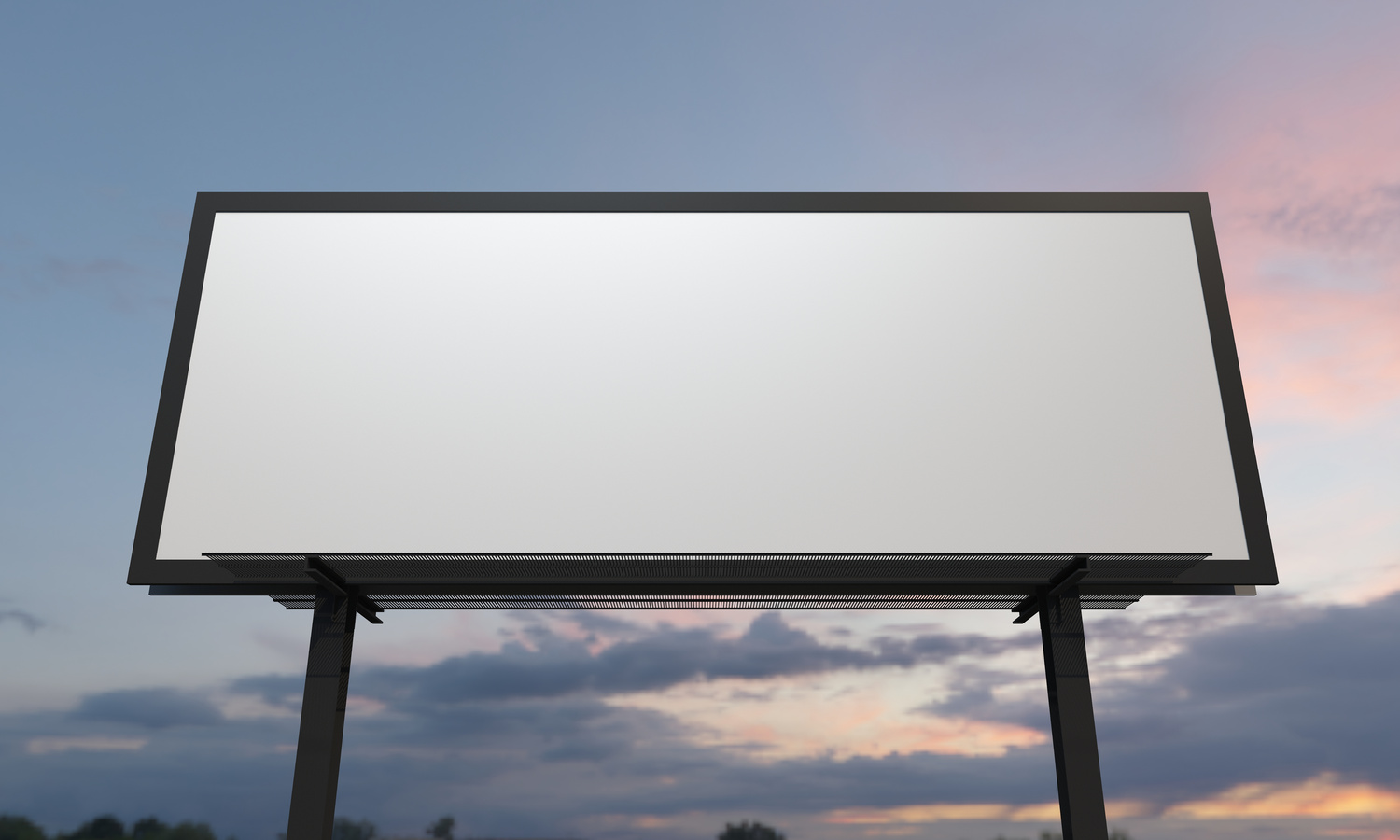 Billboard Sign 3D Rendered Illustration